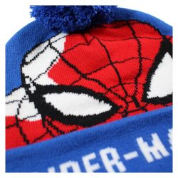 Bonnet avec pompon Spiderman garcon