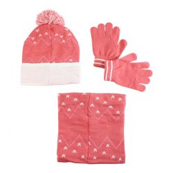 Bonnet gants snood Minnie fille