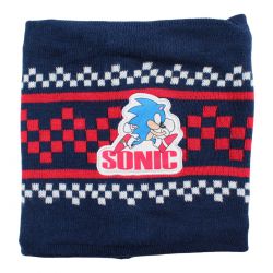 Bonnet gants snood Sonic garcon