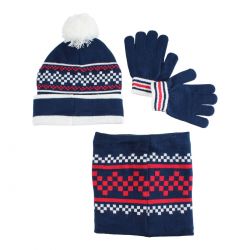 Bonnet gants snood Sonic garcon