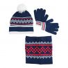 Bonnet gants snood Sonic garcon