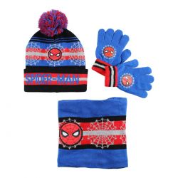 Bonnet gants snood Spiderman garcon