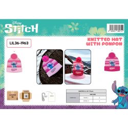 Bonnet avec pompon Lilo et Stitch fille