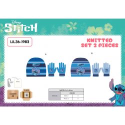 Bonnet gants Lilo et Stitch garcon