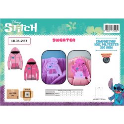 Veste à capuche Lilo et Stitch fille