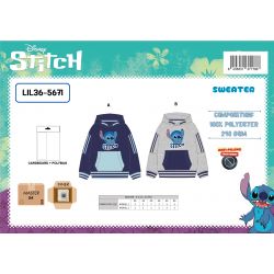 Sweat à capuche Lilo et Stitch garcon