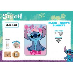Plaid Polaire Lilo et Stitch