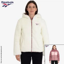 Parka réversible doublée sherpa Reebok Femme du S au XL
