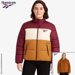 Parka réversible doublée sherpa Reebok Femme du S au XL