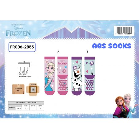Lot de 2 chaussettes La Reine des Neiges