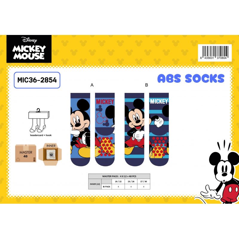 Lot de 2 chaussettes Mickey