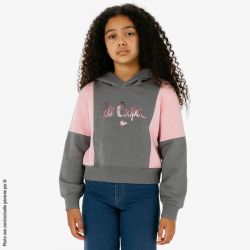 Sweat à capuche fille Lee Cooper