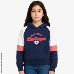Sweat à capuche fille Lee Cooper