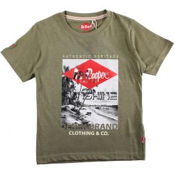 T-shirt manches courtes garcon Lee Cooper
