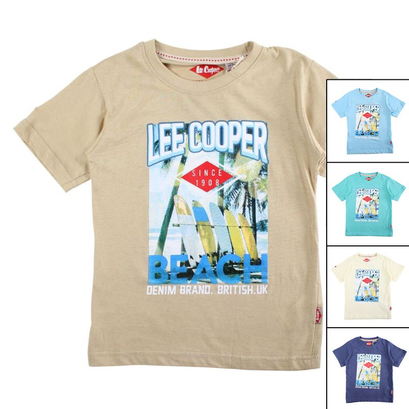 T-shirt manches courtes garcon Lee Cooper