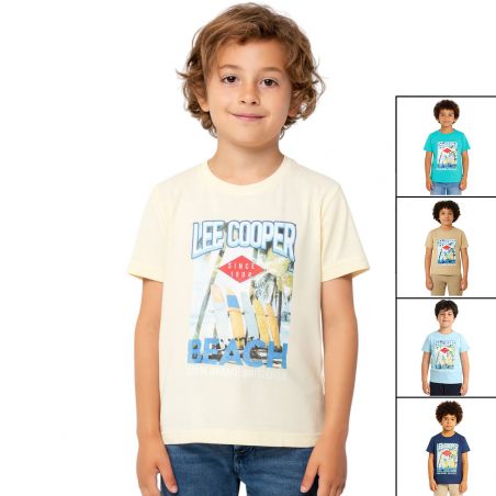 T-shirt manches courtes garcon Lee Cooper