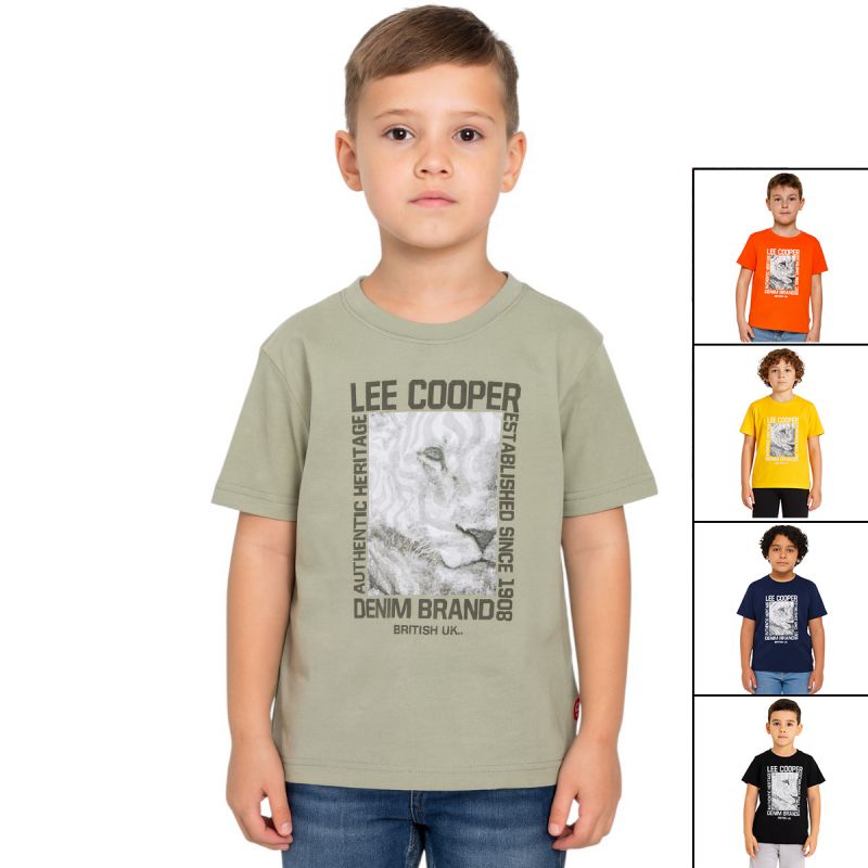 T-shirt manches courtes garcon Lee Cooper