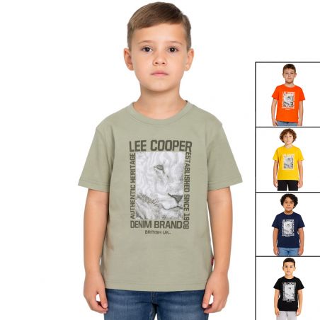 T-shirt manches courtes garcon Lee Cooper