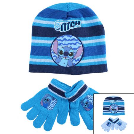 Bonnet gants Lilo et Stitch garcon