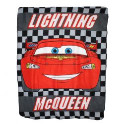 Plaid polaire coral fleece épaisse Cars