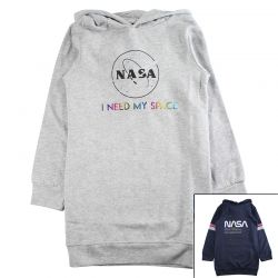 Robe capuche Nasa fille
