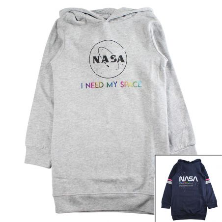 Robe capuche Nasa fille