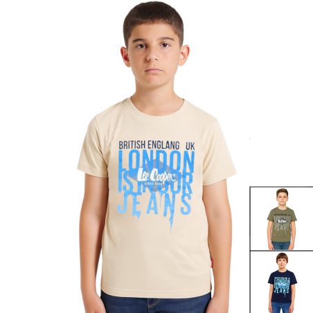 T-shirt manches courtes garcon Lee Cooper