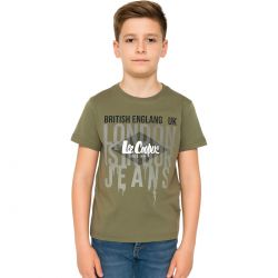 T-shirt manches courtes garcon Lee Cooper