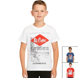 T-shirt manches courtes garcon Lee Cooper