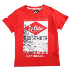 T-shirt manches courtes garcon Lee Cooper