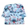 Poncho polaire à capuche Lilo et Stitch garcon