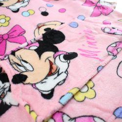 Poncho polaire à capuche Minnie fille