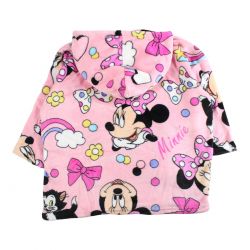 Poncho polaire à capuche Minnie fille