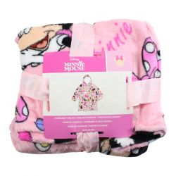 Poncho polaire à capuche Minnie fille