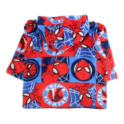 Poncho polaire à capuche Spiderman