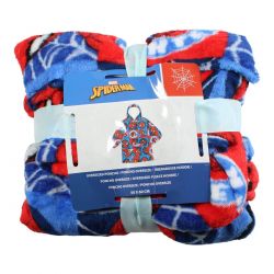 Poncho polaire à capuche Spiderman