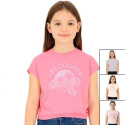 T-shirt manches courtes fille Lee Cooper