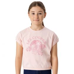 T-shirt manches courtes fille Lee Cooper