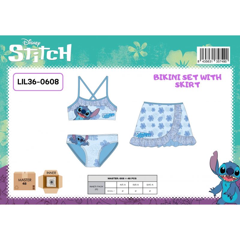 Maillot de bain Lilo et Stitch fille