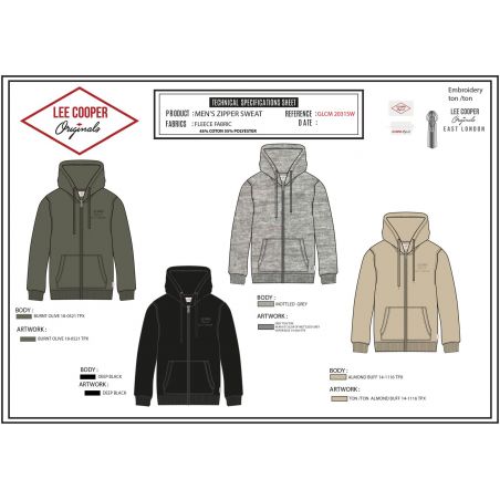 Veste à capuche Lee Cooper homme