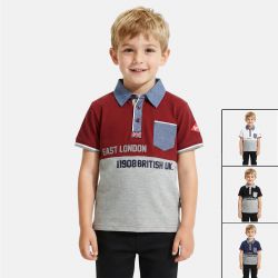 Polo manches courtes Lee Cooper Garcon