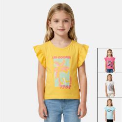 T-shirt manches courtes fille Lee Cooper