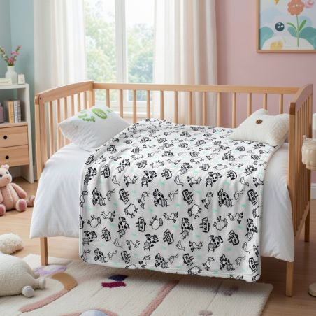 Plaid polaire Tom Kids 75X150