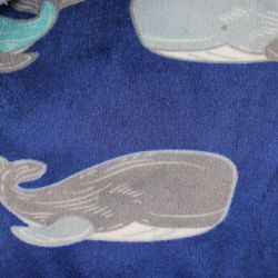 Plaid polaire baleine Tom Kids