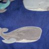 Plaid polaire baleine Tom Kids