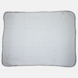 Plaid polaire ours brode Tom Kids