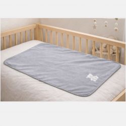 Plaid polaire ours brode Tom Kids