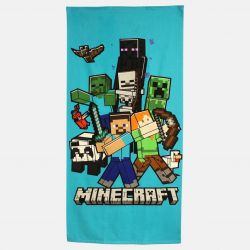 Serviette polyester Minecraft