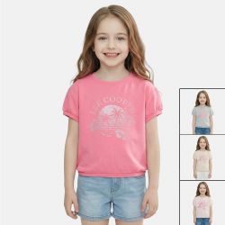 T-shirt manches courtes fille Lee Cooper