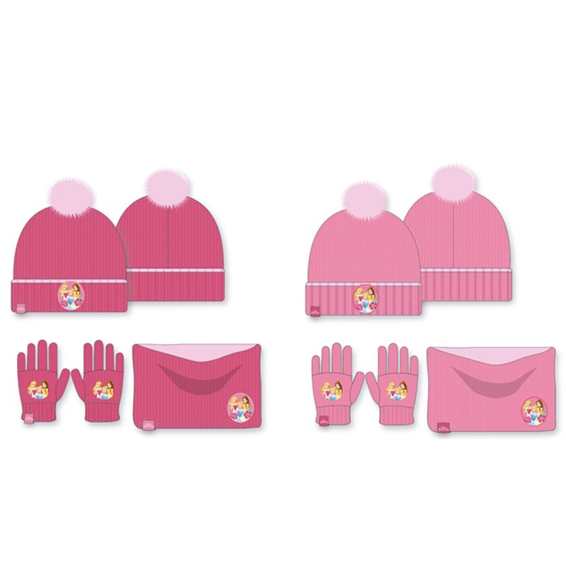 Bonnet gant snood Princesse